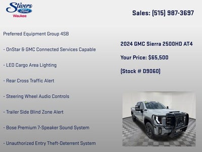 2024 GMC Sierra 2500HD AT4