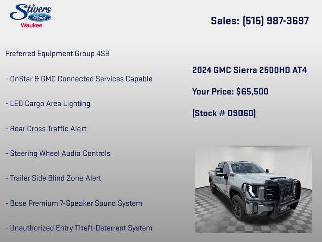 2024 GMC Sierra 2500HD AT4