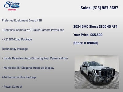 2024 GMC Sierra 2500HD AT4