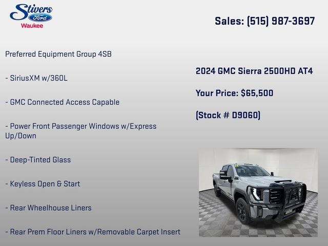 2024 GMC Sierra 2500HD AT4