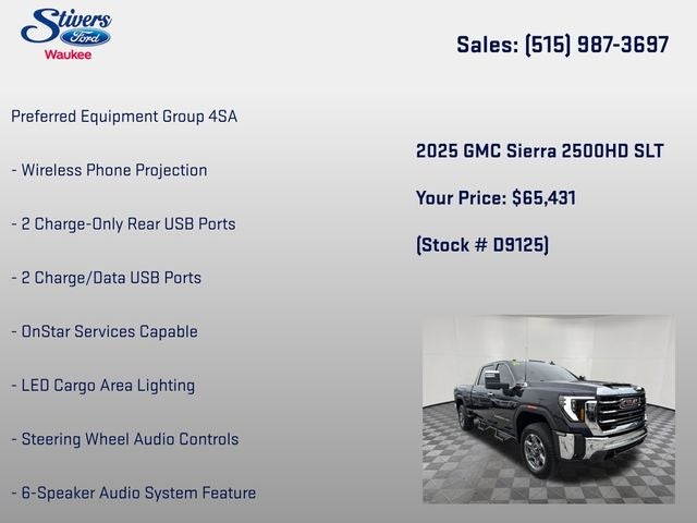 2025 GMC Sierra 2500HD SLT