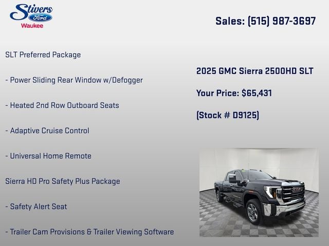 2025 GMC Sierra 2500HD SLT