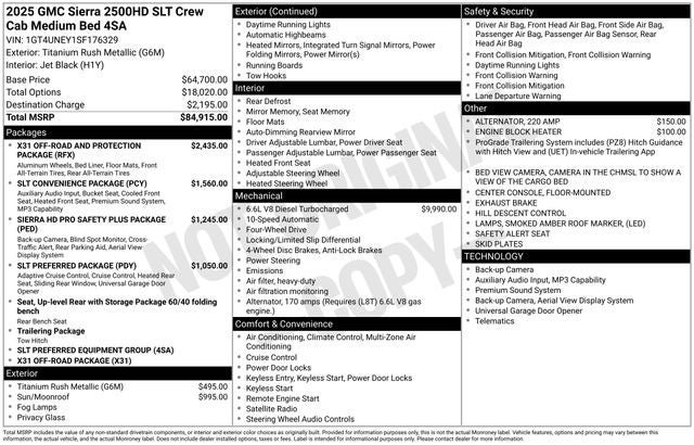 2025 GMC Sierra 2500HD SLT