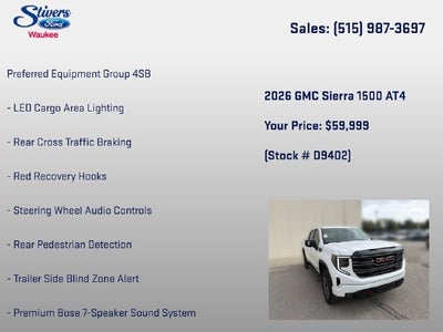 2026 GMC Sierra 1500 AT4