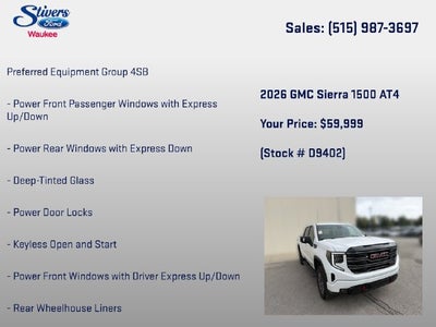 2026 GMC Sierra 1500 AT4