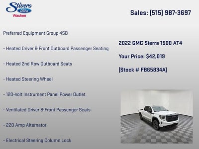 2022 GMC Sierra 1500 AT4