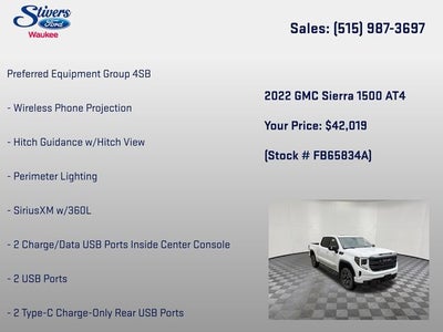 2022 GMC Sierra 1500 AT4