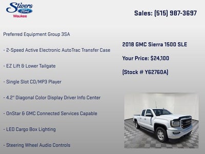 2018 GMC Sierra 1500 SLE