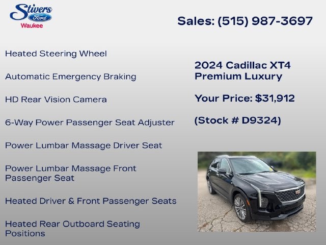 2024 Cadillac XT4 Premium Luxury