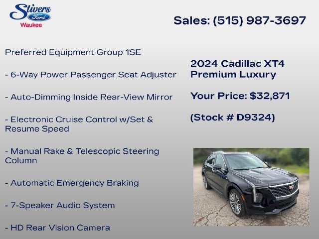2024 Cadillac XT4 Premium Luxury