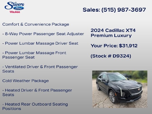 2024 Cadillac XT4 Premium Luxury