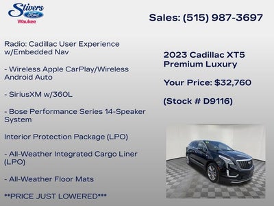 2023 Cadillac XT5 Premium Luxury