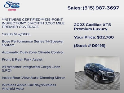 2023 Cadillac XT5 Premium Luxury