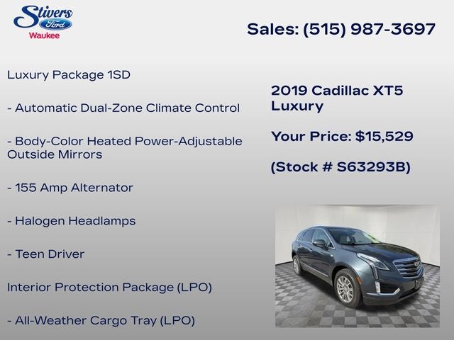 2019 Cadillac XT5 Luxury
