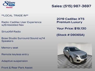 2019 Cadillac XT5 Premium Luxury