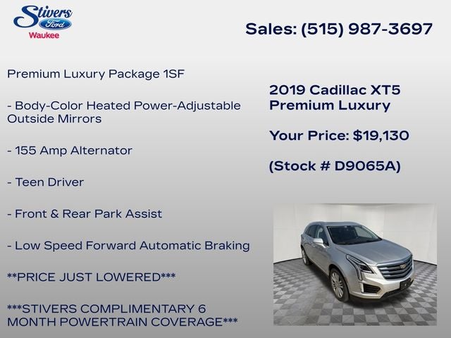 2019 Cadillac XT5 Premium Luxury