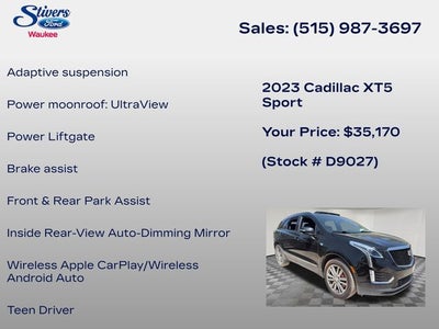 2023 Cadillac XT5 Sport