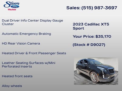 2023 Cadillac XT5 Sport
