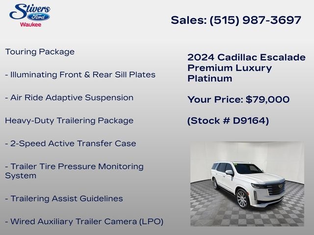 2024 Cadillac Escalade Premium Luxury Platinum