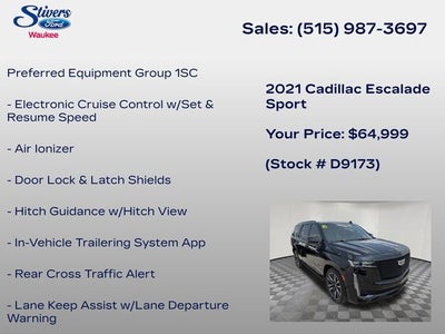 2021 Cadillac Escalade Sport