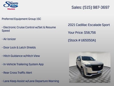 2021 Cadillac Escalade Sport