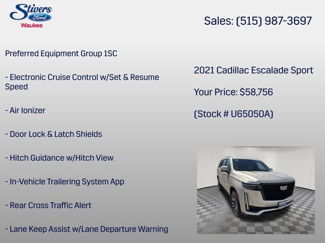 2021 Cadillac Escalade Sport