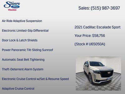 2021 Cadillac Escalade Sport