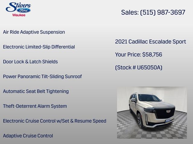 2021 Cadillac Escalade Sport