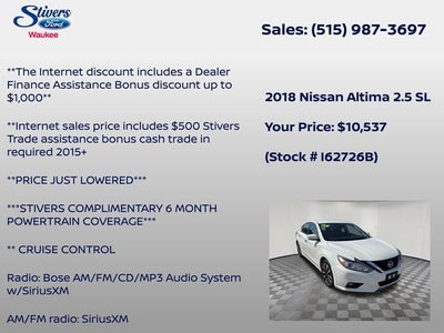 2018 Nissan Altima 2.5 SL