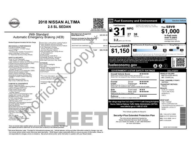 2018 Nissan Altima 2.5 SL