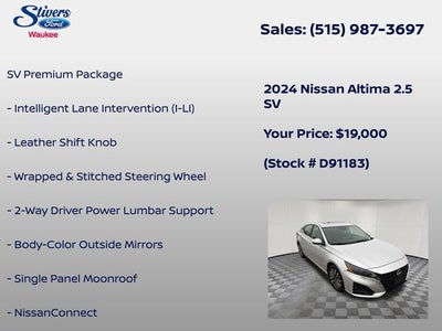 2024 Nissan Altima 2.5 SV