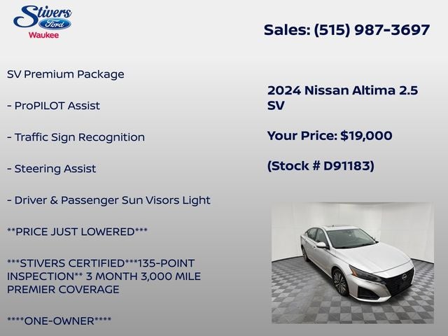 2024 Nissan Altima 2.5 SV
