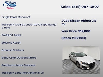 2024 Nissan Altima 2.5 SV
