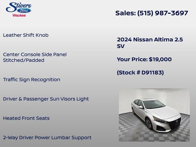 2024 Nissan Altima 2.5 SV