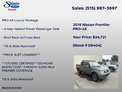 2019 Nissan Frontier PRO-4X