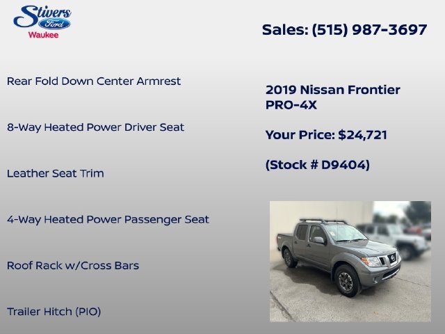 2019 Nissan Frontier PRO-4X