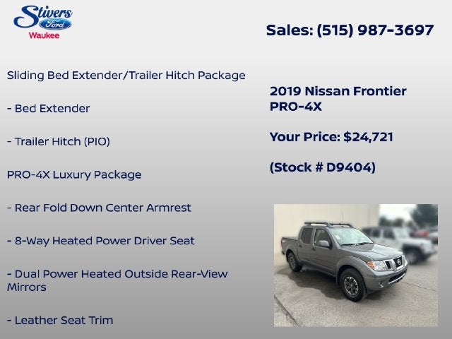 2019 Nissan Frontier PRO-4X