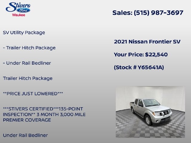 2021 Nissan Frontier SV