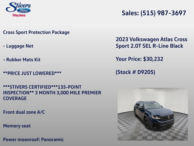 2023 Volkswagen Atlas Cross Sport 2.0T SEL R-Line