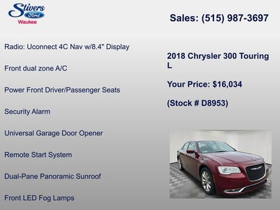 2018 Chrysler 300 Touring