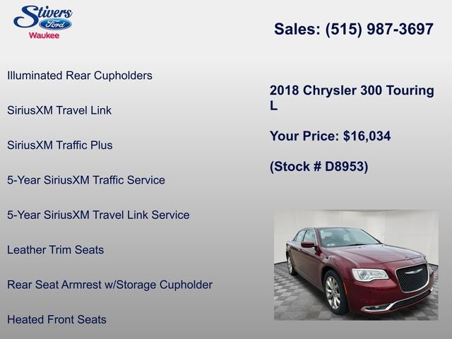 2018 Chrysler 300 Touring