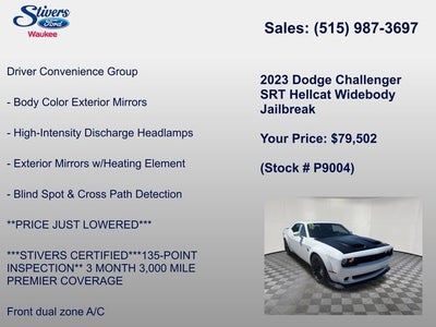 2023 Dodge Challenger SRT Hellcat Widebody