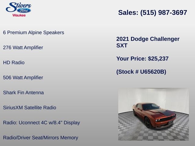 2021 Dodge Challenger SXT