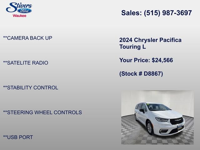 2024 Chrysler Pacifica Touring L