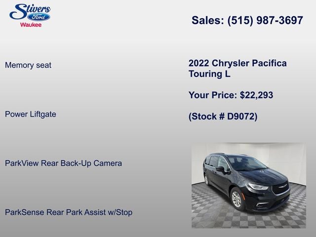 2022 Chrysler Pacifica Touring L