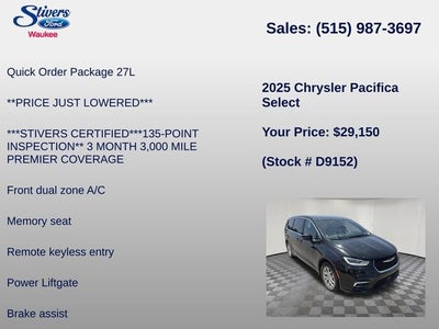 2025 Chrysler Pacifica Select