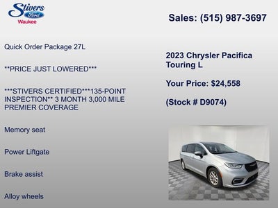 2023 Chrysler Pacifica Touring L