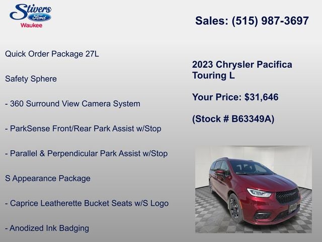 2023 Chrysler Pacifica Touring L