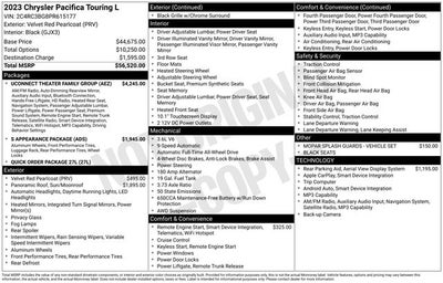 2023 Chrysler Pacifica Touring L