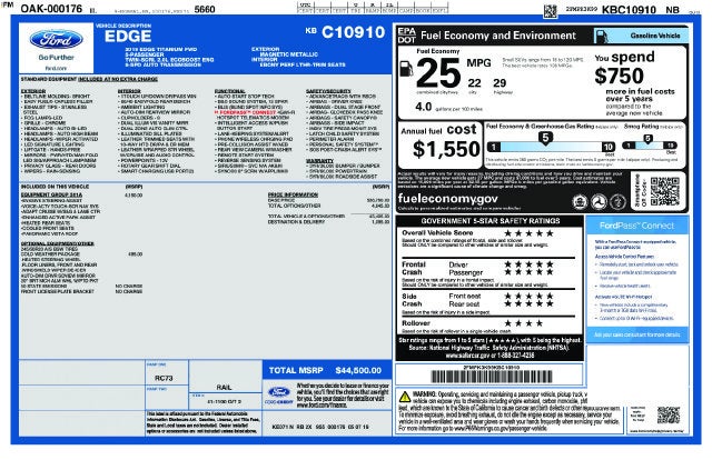 2019 Ford Edge Titanium